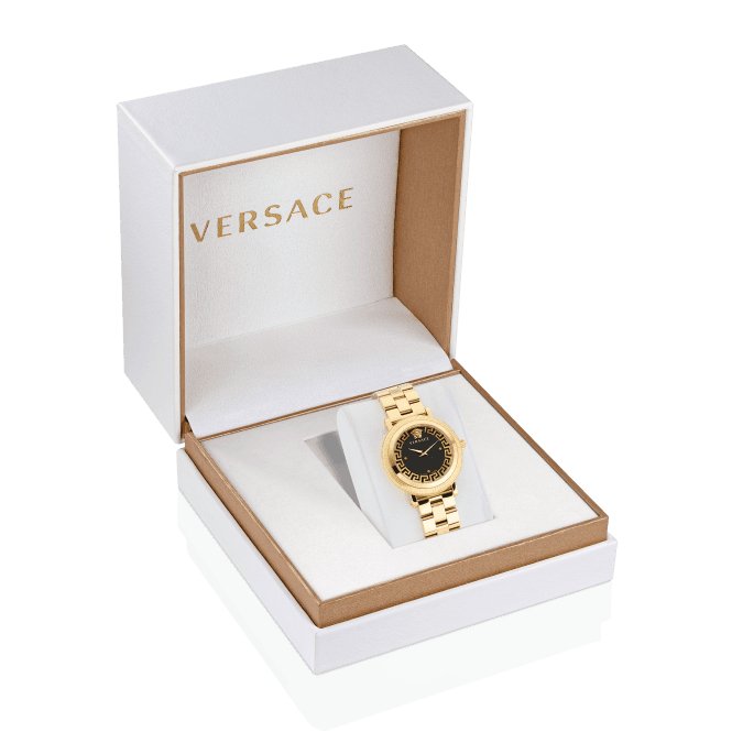 Ladies Coin Edge Gold - Tone Watch VE7F00623Versace WatchesVE7F00623