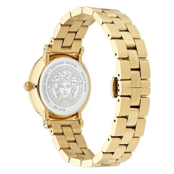 Ladies Coin Edge Gold - Tone Watch VE7F00623Versace WatchesVE7F00623