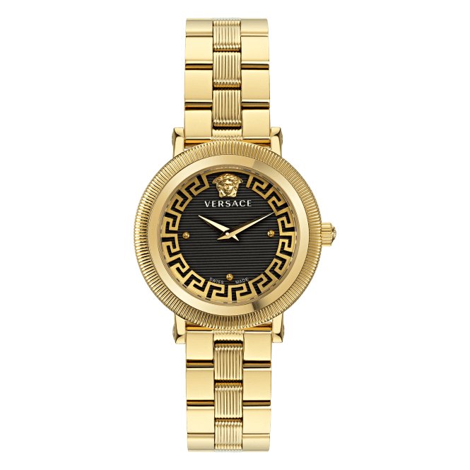 Ladies Coin Edge Gold - Tone Watch VE7F00623Versace WatchesVE7F00623