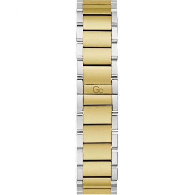 Ladies Coussin Sleek Lady Silver & Yellow Gold Watch Z25002L1MFGc WatchesZ25002L1MF