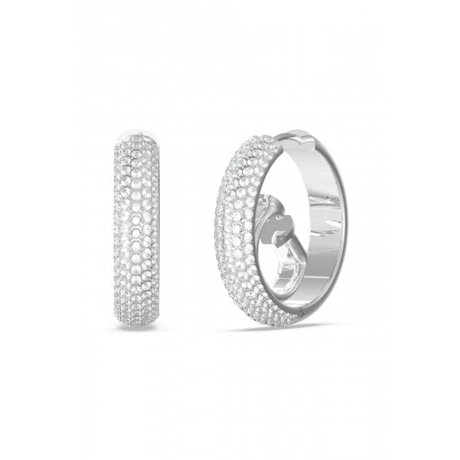 Ladies Crazy Silver Crystal Hoop Earrings UBE03299RHGuess JewelleryUBE03299RH