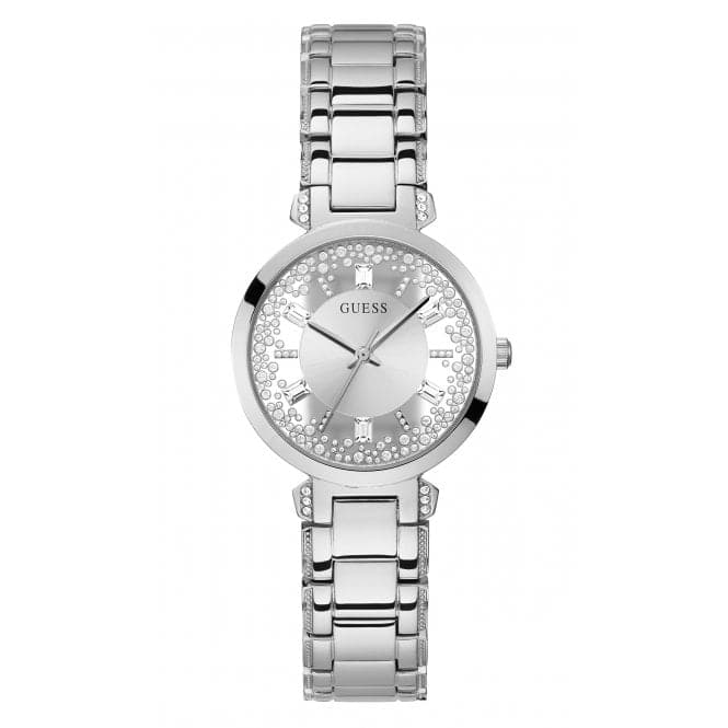 Ladies Crystal Clear Stainless Steel Silver Watch GW0470L1Guess WatchesGW0470L1