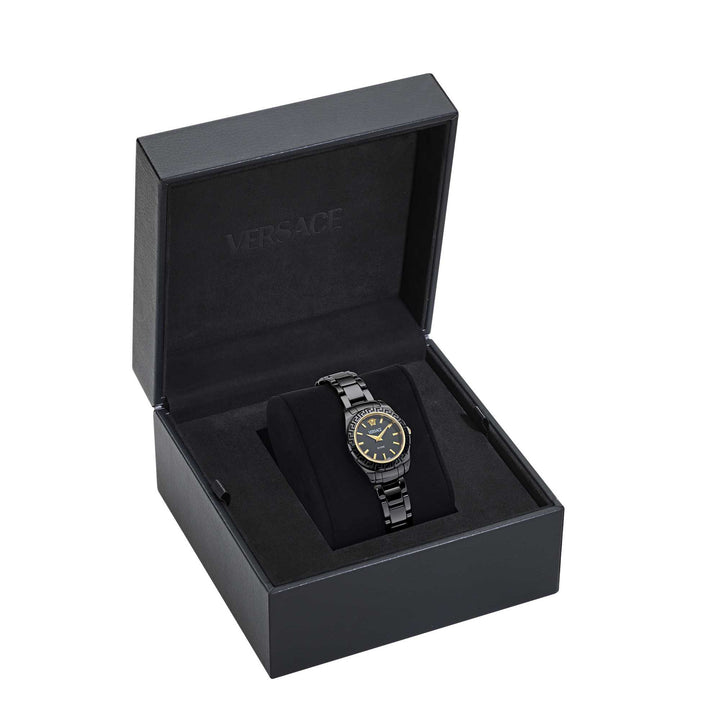 Ladies Dv One Mini Black Watch VE9F00124Versace WatchesVE9F00124