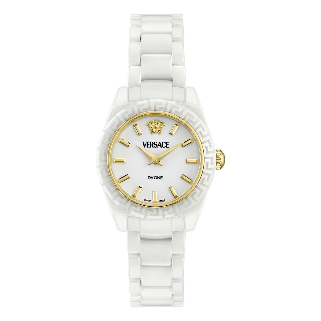 Ladies Dv One Mini White Watch VE9F00224Versace WatchesVE9F00224