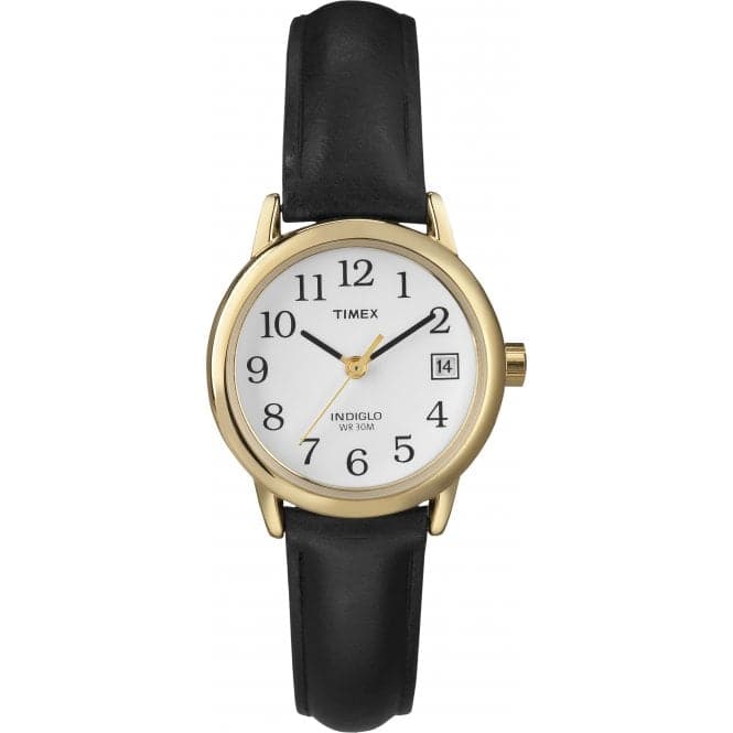 Ladies Easy Reader Black Watch T2H341Timex WatchesT2H341D7PF