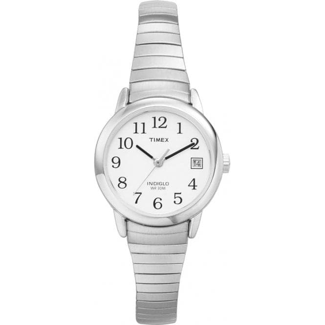 Ladies Easy Reader Silver Watch T2H371Timex WatchesT2H371D7PF