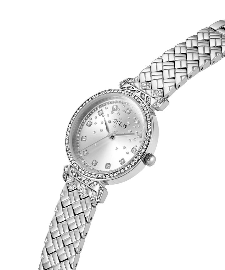 Ladies Enchantment Silver Tone Recycled Steel Watch GW0763L1Guess WatchesGW0763L1