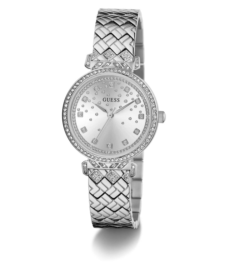 Ladies Enchantment Silver Tone Recycled Steel Watch GW0763L1Guess WatchesGW0763L1