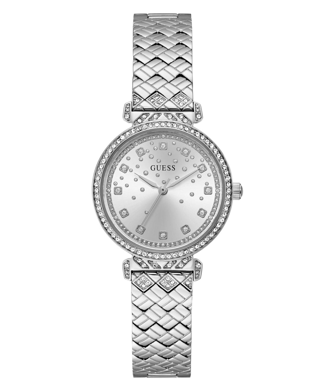 Ladies Enchantment Silver Tone Recycled Steel Watch GW0763L1Guess WatchesGW0763L1