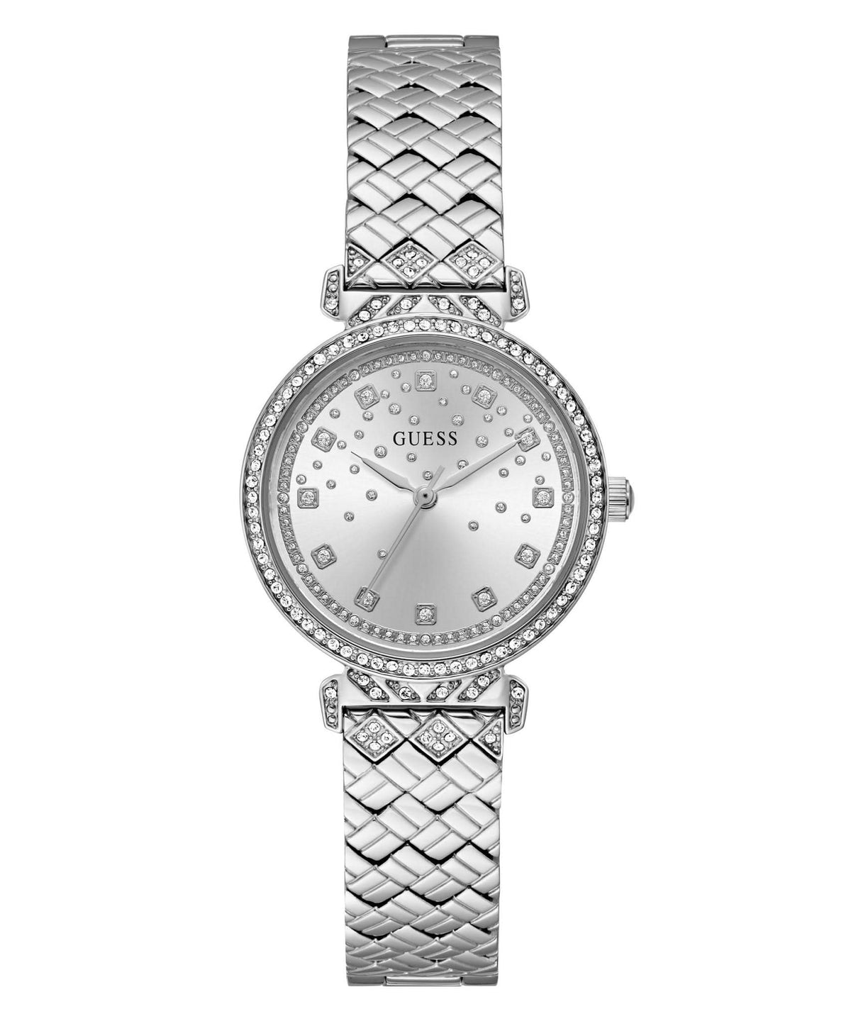Ladies Enchantment Silver Tone Recycled Steel Watch GW0763L1Guess WatchesGW0763L1