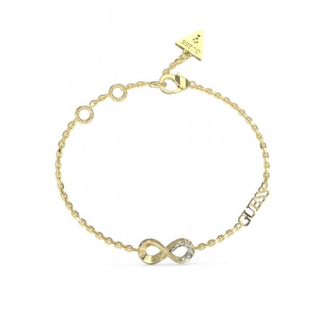 Ladies Endless Dream Gold Crystal Bracelet UBB03270YGLGuess JewelleryUBB03270YGL