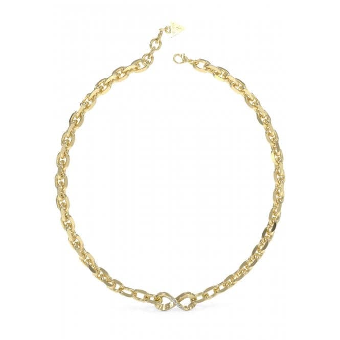 Ladies Endless Dream Gold Crystal Necklace UBN03274YGGuess JewelleryUBN03274YG