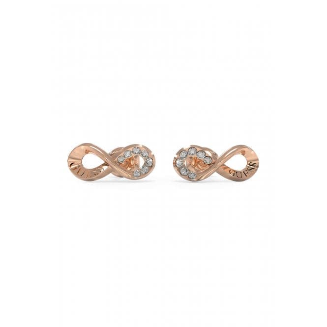 Ladies Endless Dream Rose Gold Crystal Earrings UBE03262RGGuess JewelleryUBE03262RG