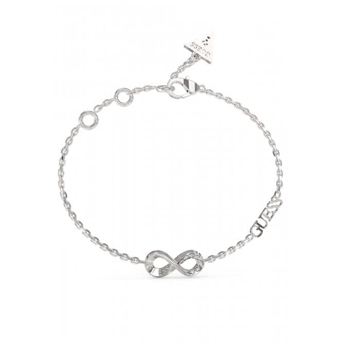 Ladies Endless Dream Silver Crystal Bracelet UBB03270RHLGuess JewelleryUBB03270RHL