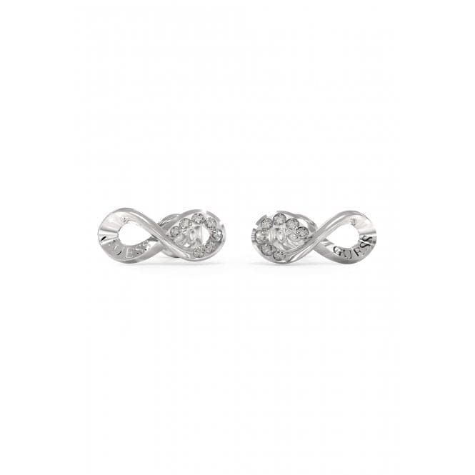 Ladies Endless Dream Silver Crystal Earrings UBE03262RHGuess JewelleryUBE03262RH