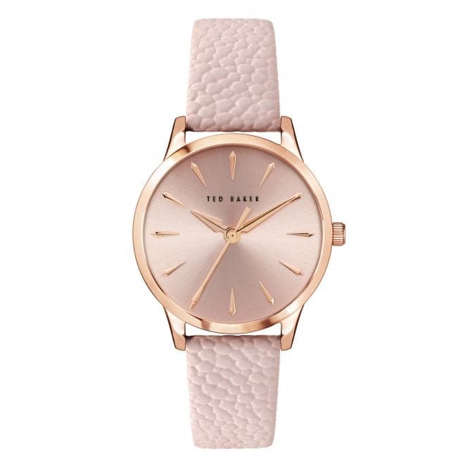 Ladies Fitzrovia Charm Pink Leather Watch BKPFZF122Ted Baker WatchesBKPFZF122UO