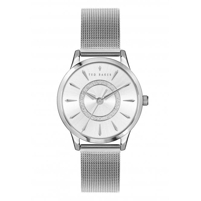 Ladies Fitzrovia Charm Silver Tone Mesh Watch BKPFZF126Ted Baker WatchesBKPFZF126UO