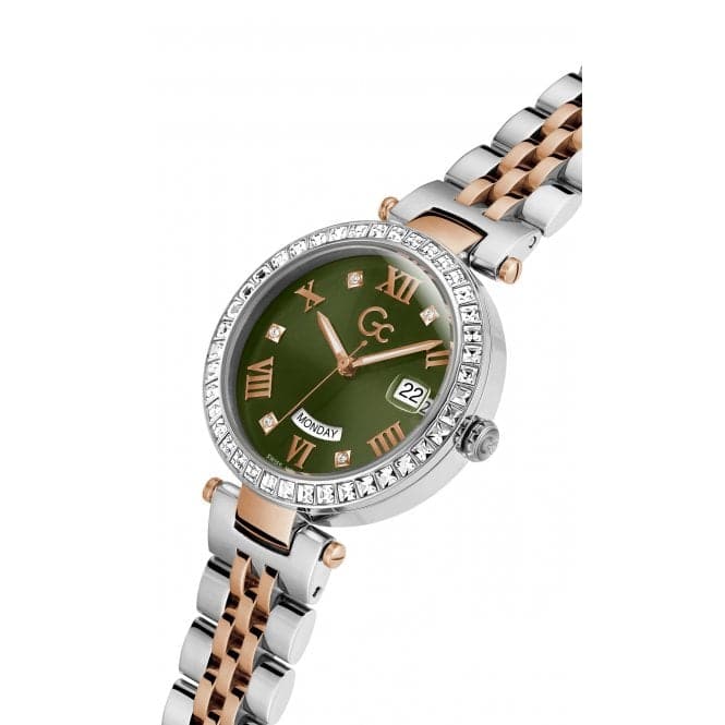 Ladies Flair Crystal Silver Rose Gold Watch Z01010L9MFGc WatchesZ01010L9MF