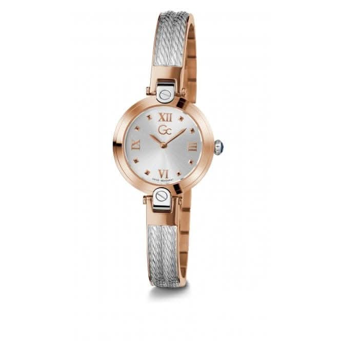 Ladies Fusion Bangle Cable Silver Rose Gold Watch Z09001L1MFGc WatchesZ09001L1MF