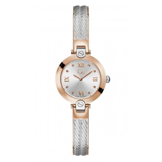 Ladies Fusion Bangle Cable Silver Rose Gold Watch Z09001L1MFGc WatchesZ09001L1MF