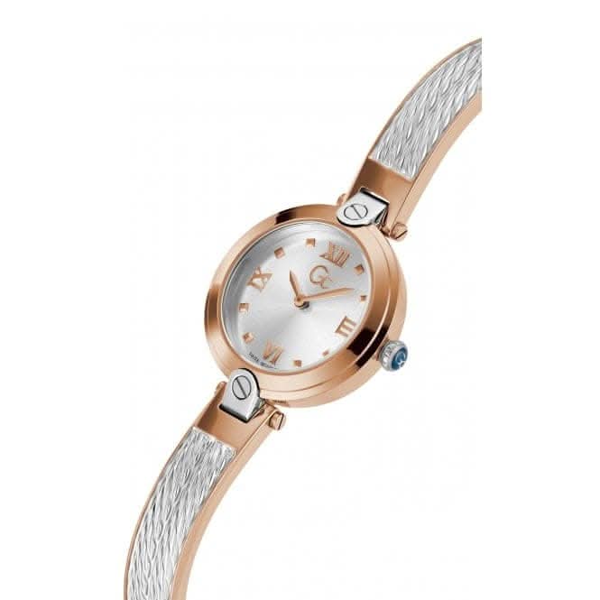 Ladies Fusion Bangle Cable Silver Rose Gold Watch Z09001L1MFGc WatchesZ09001L1MF
