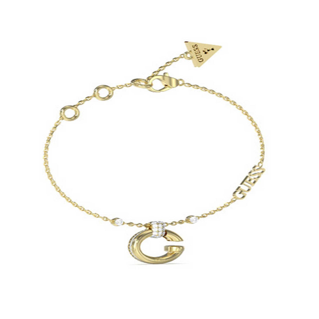 Ladies G Logo & Crystal Charm Bracelet UBB04519YGSGuess JewelleryUBB04519YGS