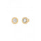 Ladies Gold Plated 10mm Clear Crystal Stud Earrings UBE02244YGGuess JewelleryUBE02244YG