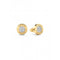Ladies Gold Plated 10mm Logo Button Stud Earrings UBE02158YGGuess JewelleryUBE02158YG