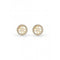 Ladies Gold Plated 12mm 4G Logo & Pave Frame Stud Earrings UBE02161YGGuess JewelleryUBE02161YG