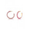 Ladies Gold Plated Pink Tone Crystals Hoop Earrings UBE01498YGPKGuess JewelleryUBE01498YGPK