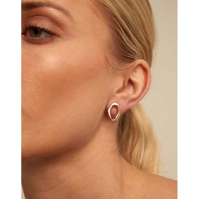 Ladies Golden Metal EarringsUNOde50PEN0839ORO0000U