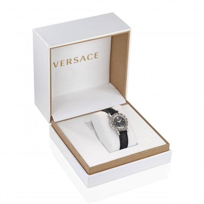 Ladies Greca Glam Stainless Steel Black Watch VE2Q00122Versace WatchesVE2Q00122