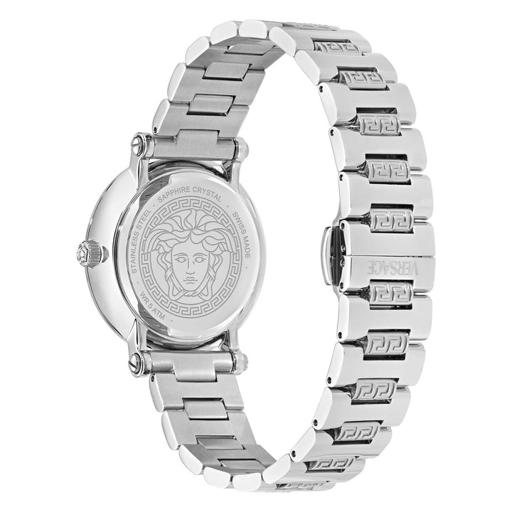 Ladies Greca Sphere Silver White Sunray Watch VE9C00324Versace WatchesVE9C00324