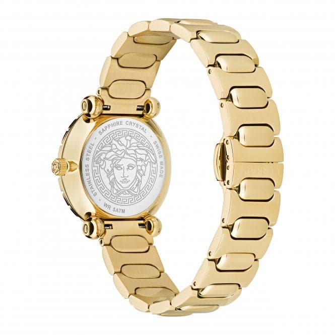 Ladies Greca Twist Gold - Tone Watch VE6I00523Versace WatchesVE6I00523