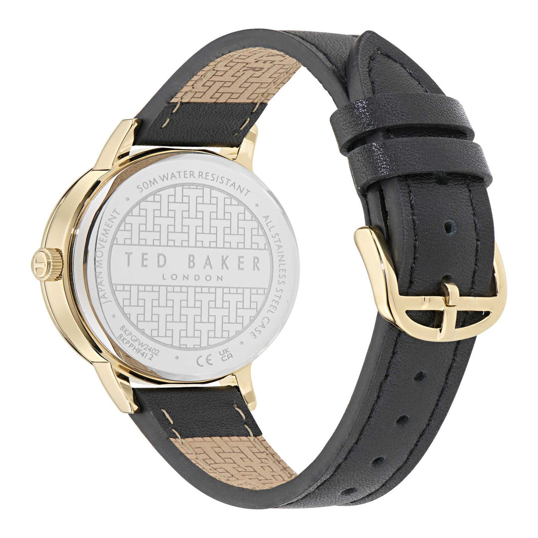 Ladies Iconic Black Leather Watch BKGFW2402Ted Baker WatchesBKGFW2402