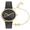 Ladies Iconic Black Leather Watch BKGFW2402Ted Baker WatchesBKGFW2402