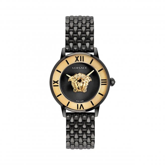 Ladies La Medusa Black Watch VE2R00422Versace WatchesVE2R00422