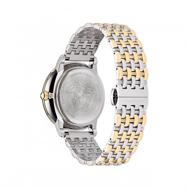 Ladies La Medusa Gold Tone White - Silver Watch VE2R00222Versace WatchesVE2R00222