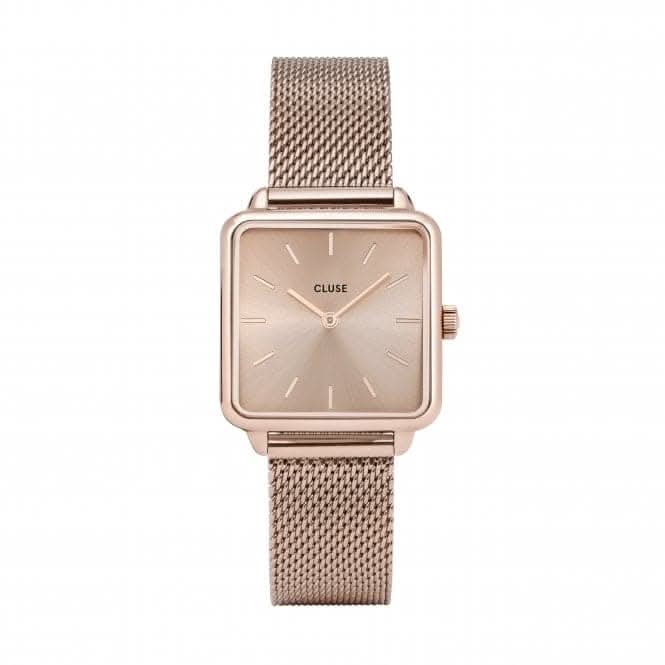 Ladies La Tetragone Rose Gold square Quartz Fashion Watch CW0101207009CluseCW0101207009