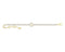 Ladies Large 4G Logo Tennis Cubic Crystals Bracelet UBB05142YGLGuess JewelleryUBB05142YGL