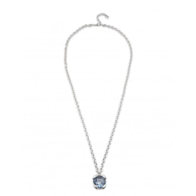 Ladies Large Blue Faceted Crystal Charisma Necklace COL1834AZUMTL0UUNOde50COL1834AZUMTL0U