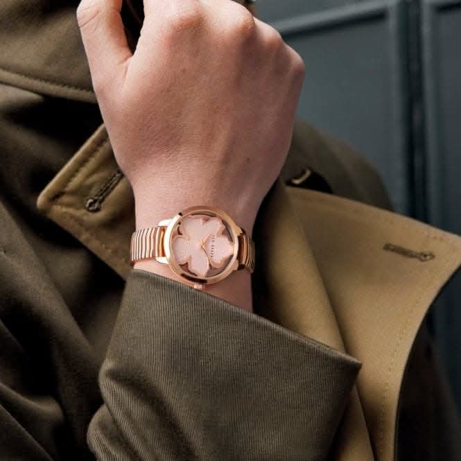 Ladies Lilabel Stainless Steel Rose Gold - Tone Watch BKPLIF202Ted Baker WatchesBKPLIF202UO