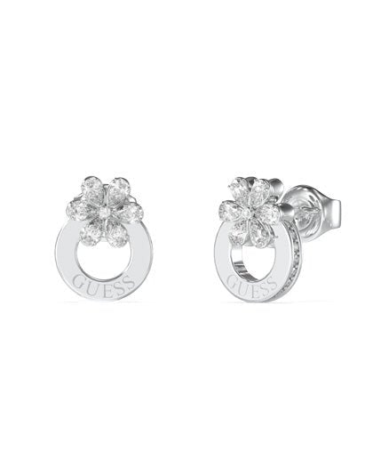 Ladies Lily Flower Stud Earrings UBE05108RHGuess JewelleryUBE05108RH