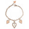 Ladies Love Me Tender Silver Rose Gold Crystal Bracelet UBB03235RHRGLGuess JewelleryUBB03235RHRGL