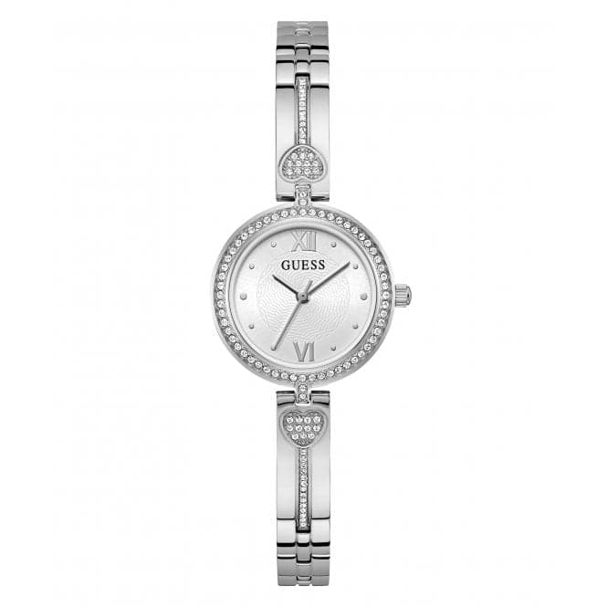 Ladies Lovey Silver Tone Watch GW0655L1Guess WatchesGW0655L1