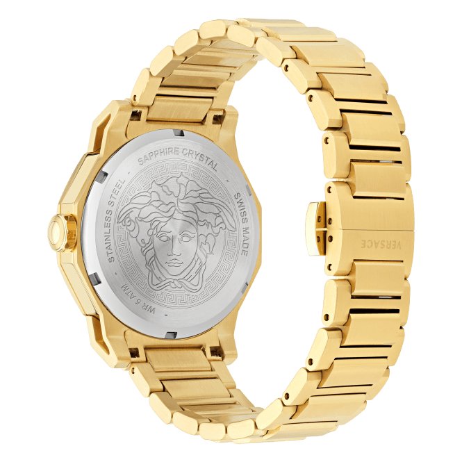Ladies Medusa Lady New Gen Gold - Tone Watch VE7B00623Versace WatchesVE7B00623