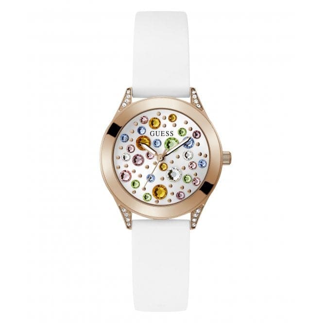 Ladies Mini Wonderlust White Watch GW0678L4Guess WatchesGW0678L4