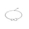 Ladies Mon Amour Two Hearts Bracelet UBB04618RHLGuess JewelleryUBB04618RHL