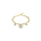 Ladies Multi Crystal Hearts Charm Bracelet UBB04500YGLGuess JewelleryUBB04500YGL
