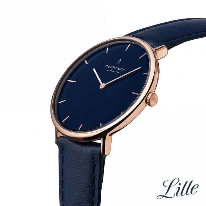 Ladies Native Leather Rose Gold 32mm Watch NR32RGLENANA